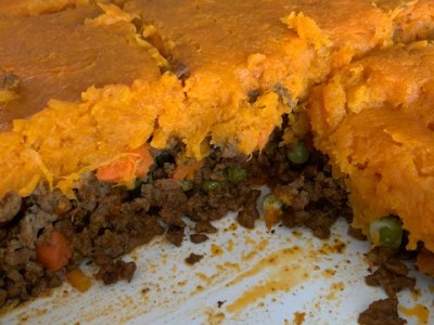 Gluten and Dairy Free Shepherd’s Pie with Sweet Potato&nbsp;Crust