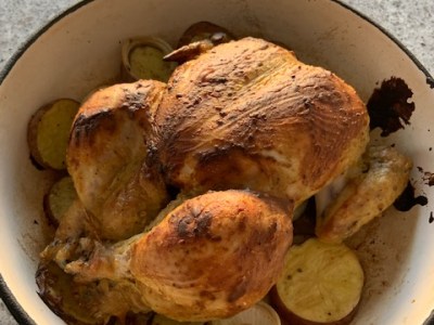 Dijon Balsamic Roast Chicken with&nbsp;Potatoes